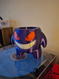 Gengar Glow-in-the-Dark Planter | 3D Printed Pokémon-Inspired Plant Pot